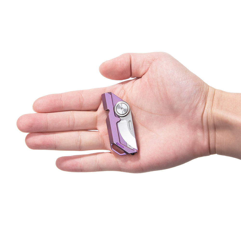 TACRAY Titanium Emergency Whistle with Tiny Knife | 130db Loud Sound