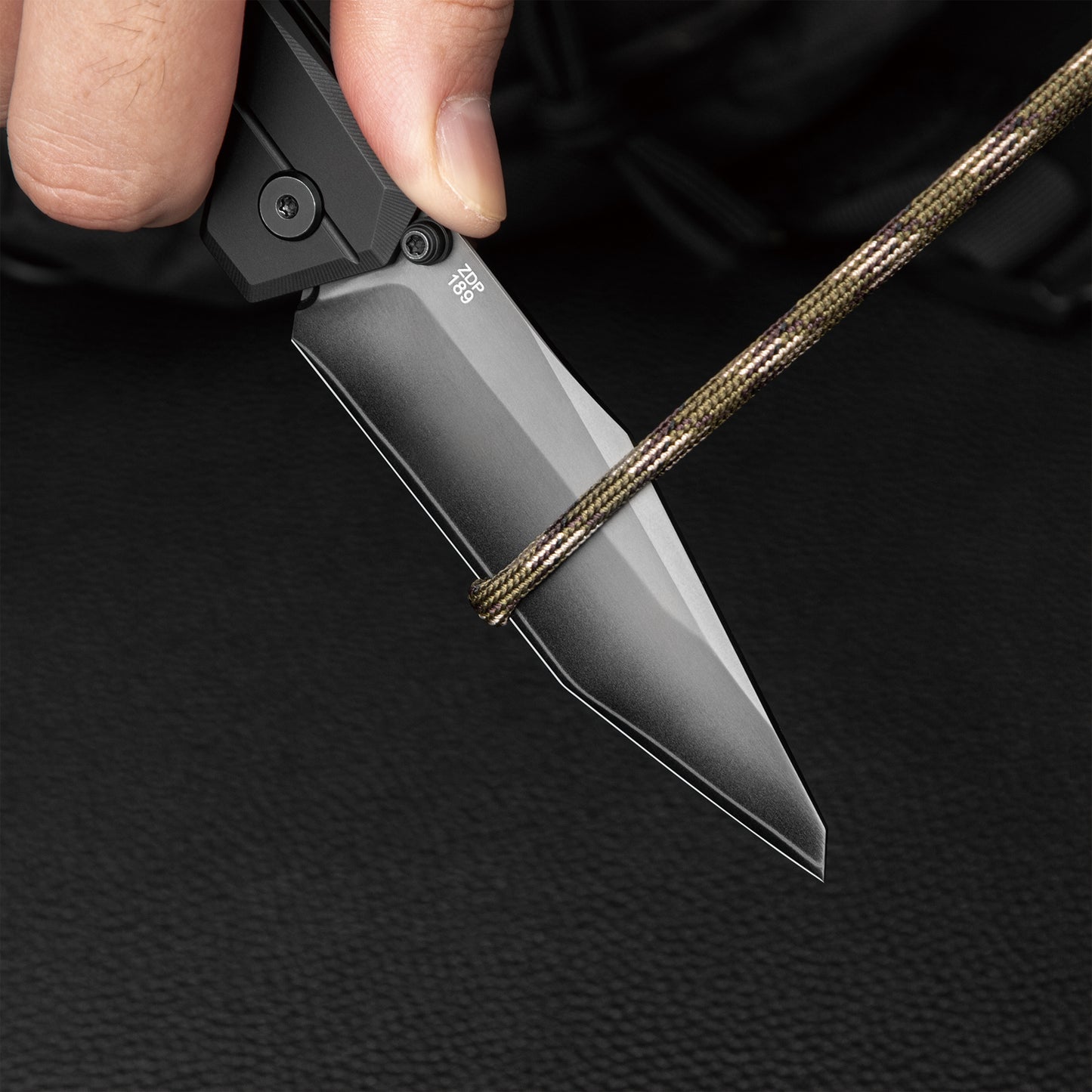 TIRAN ZDP-189 Ultra-Thin Titanium Handle Folding Knife