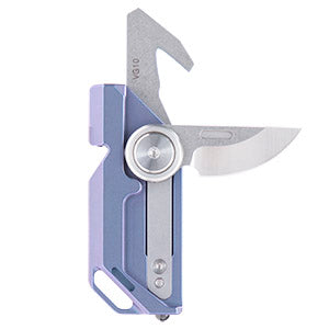 TACRAY Titanium Emergency Whistle with Loud Sound with Tiny Knife