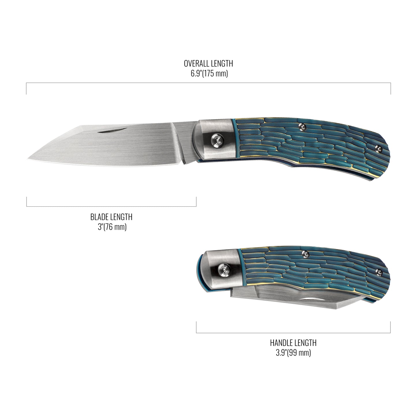 Tacray Albion - Premium Slip-Joint Pocket Folding Knife