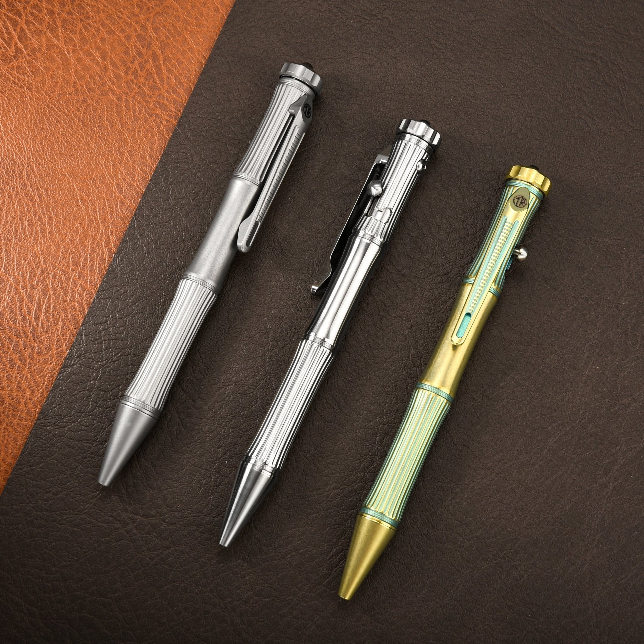 Tacray TC4 Titanium EDC Bolt Action Pen with Fidget Spinner TAC1901