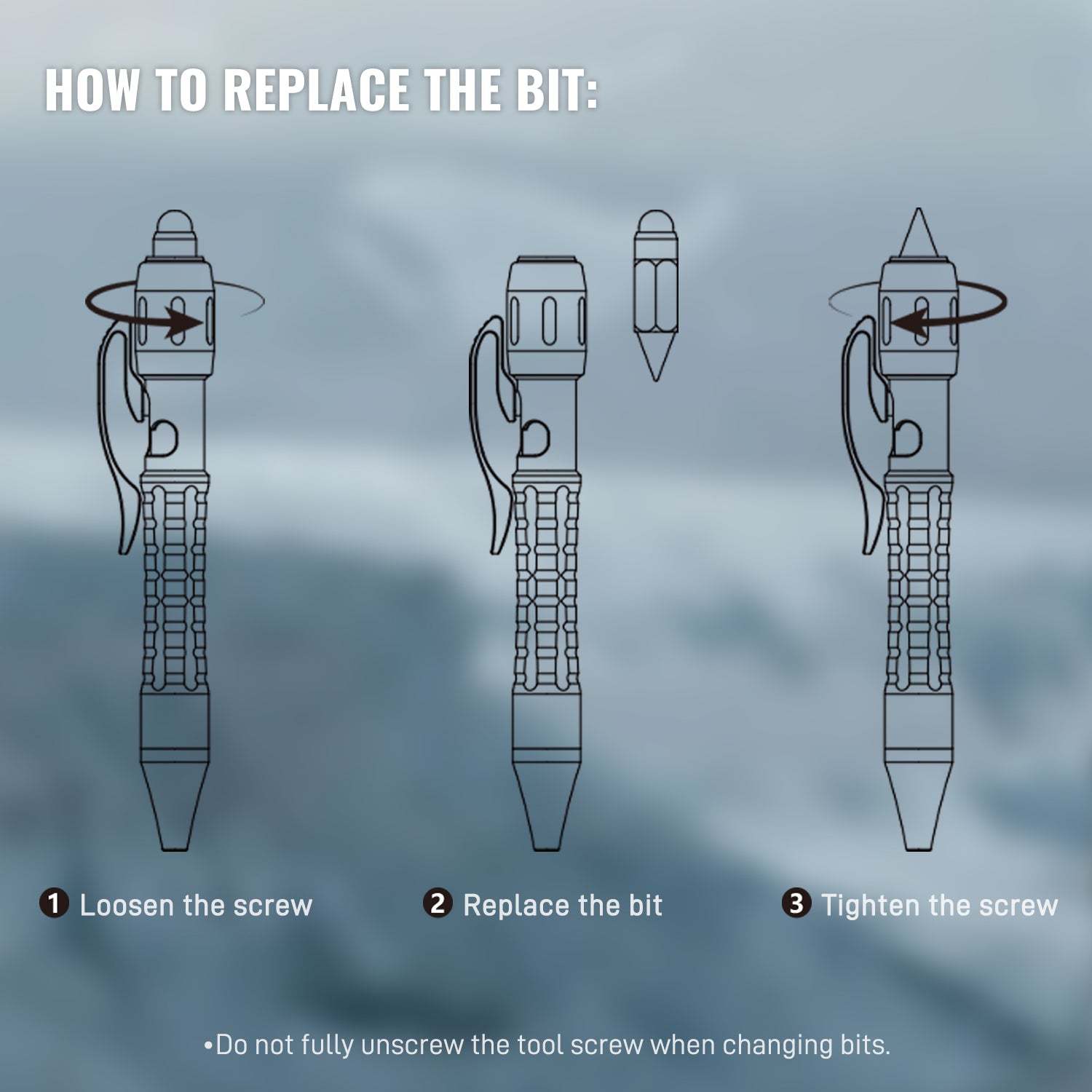Tacray MP1 Titanium Multitool Pen – EDC Bolt Action