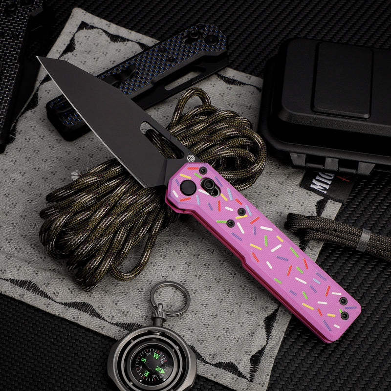 Tacray Tarcus EDC G10 Folding Knife