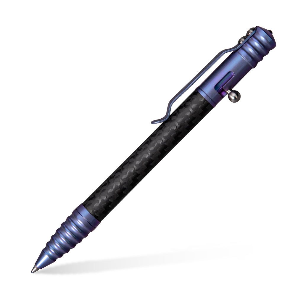 Tacray Titanium Bolt Action EDC Pen – Carbon Fiber