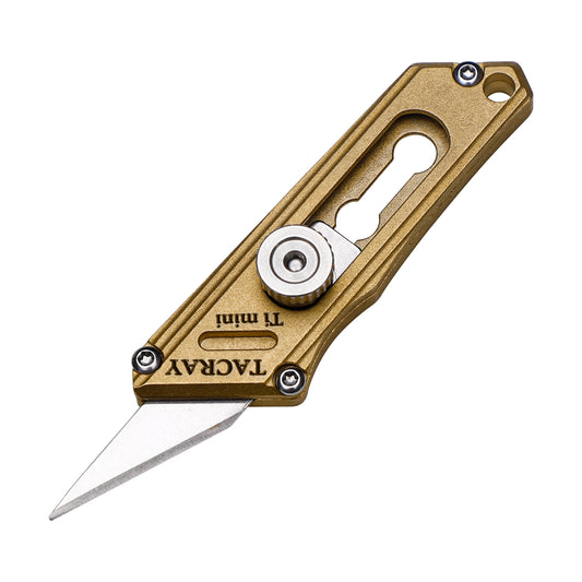 Mini Keychain Bronze Box Cutter