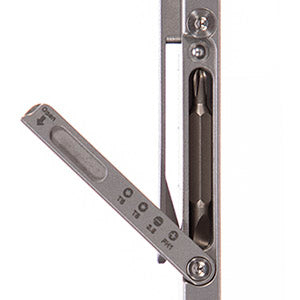 TACRAY Emergency Multitool, Titanium Pocket Pry Bar with Bottle Opener, Screw Drivers, Spanners & Staight Scale/Ruler