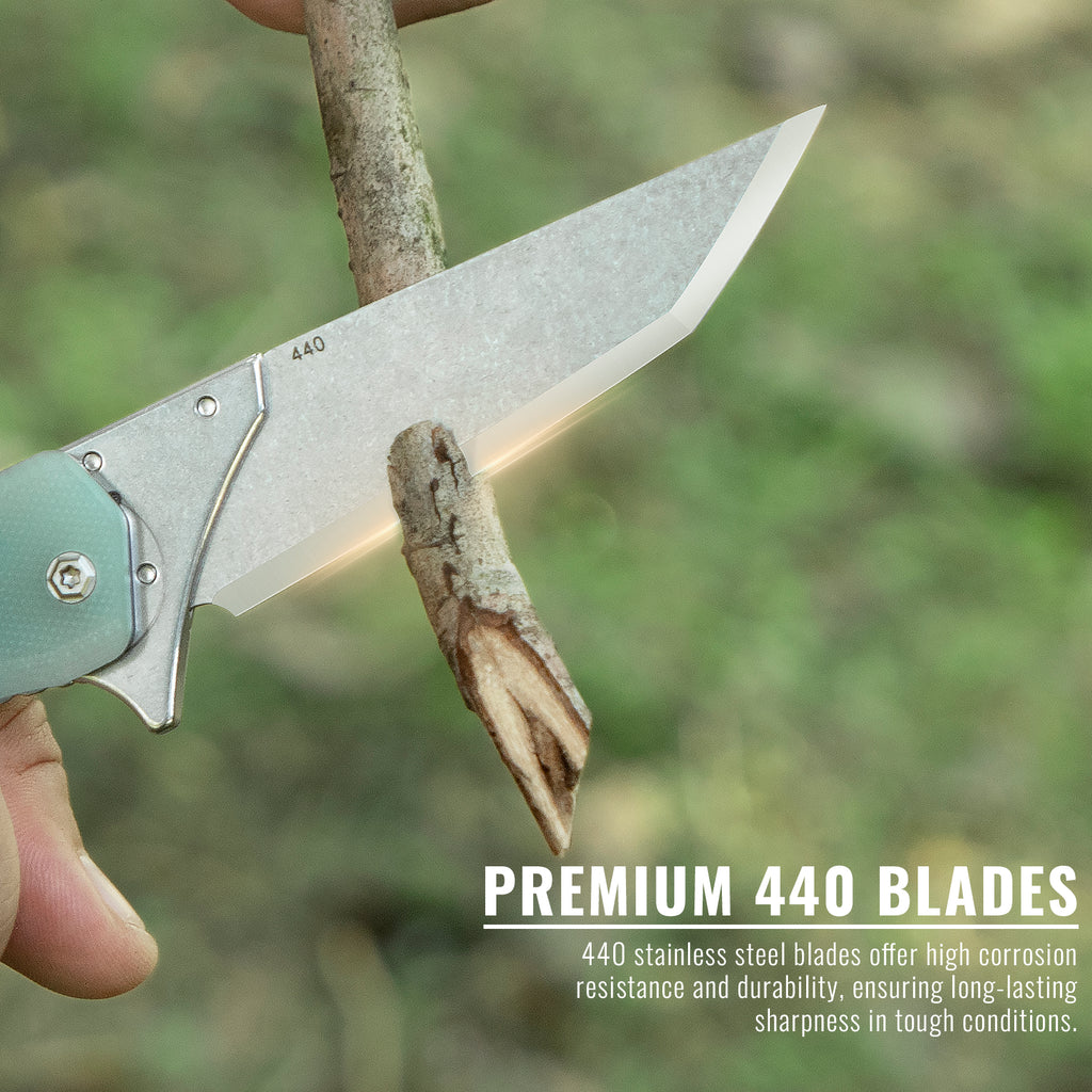 G10 Replaceable-Blade EDC Pocket Knife