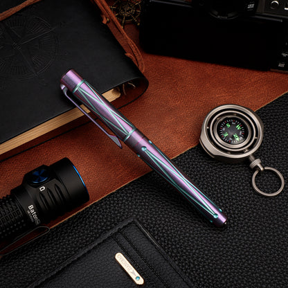Tacray Titanium Fountain Pen with Glass Breaker