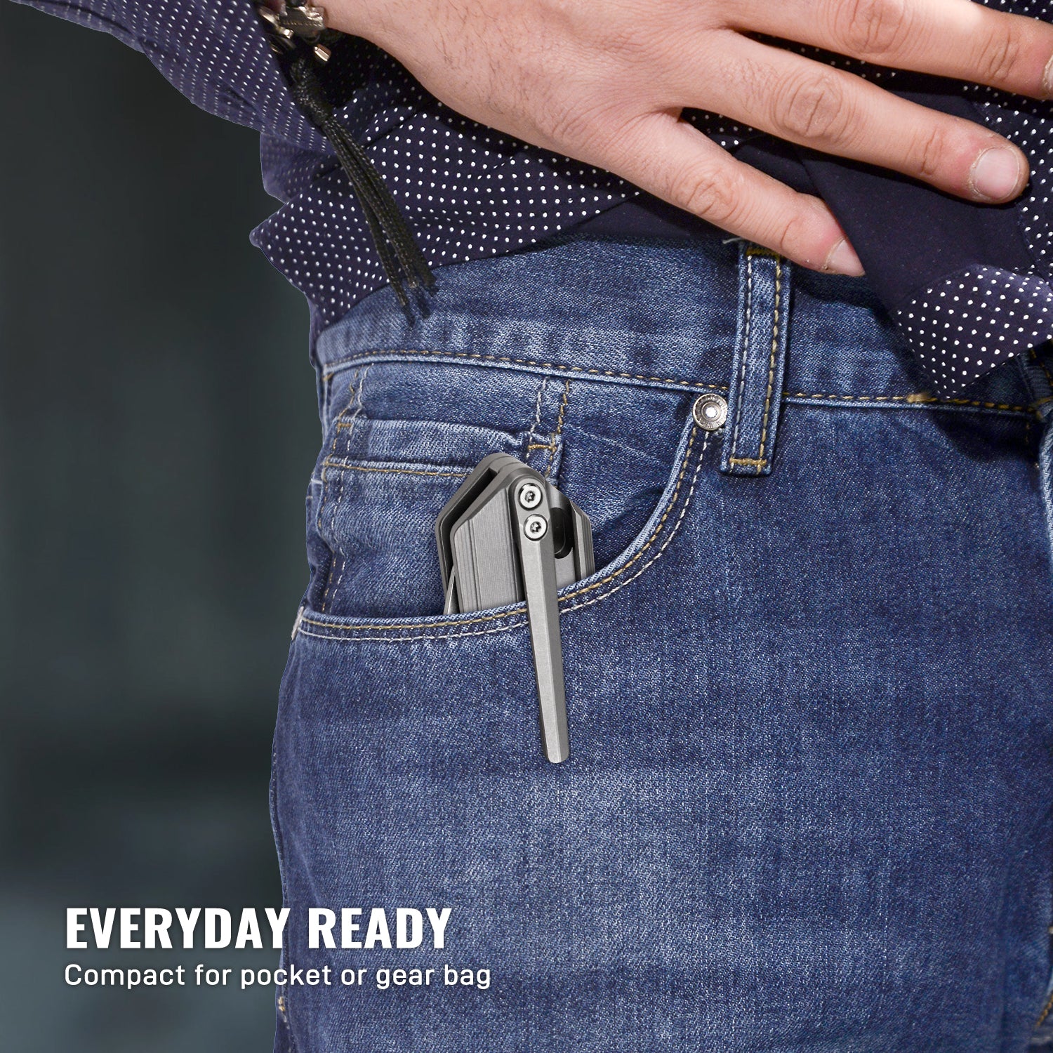 Tacray Titanium Handle Folding Chef Knife – Frame Lock