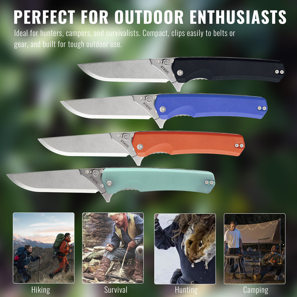 G10 Replaceable-Blade EDC Pocket Knife