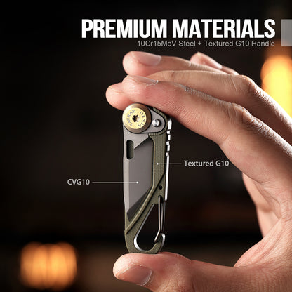 Tacray Vinto Mini EDC Multitool – Keychain Knife & Cutter