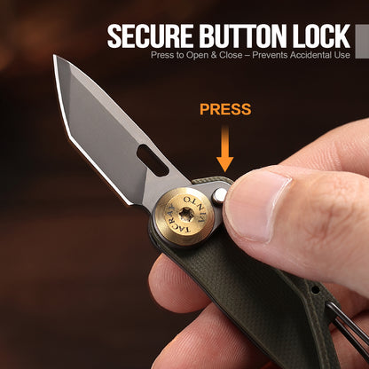 Tacray Vinto Mini EDC Multitool – Keychain Knife & Cutter