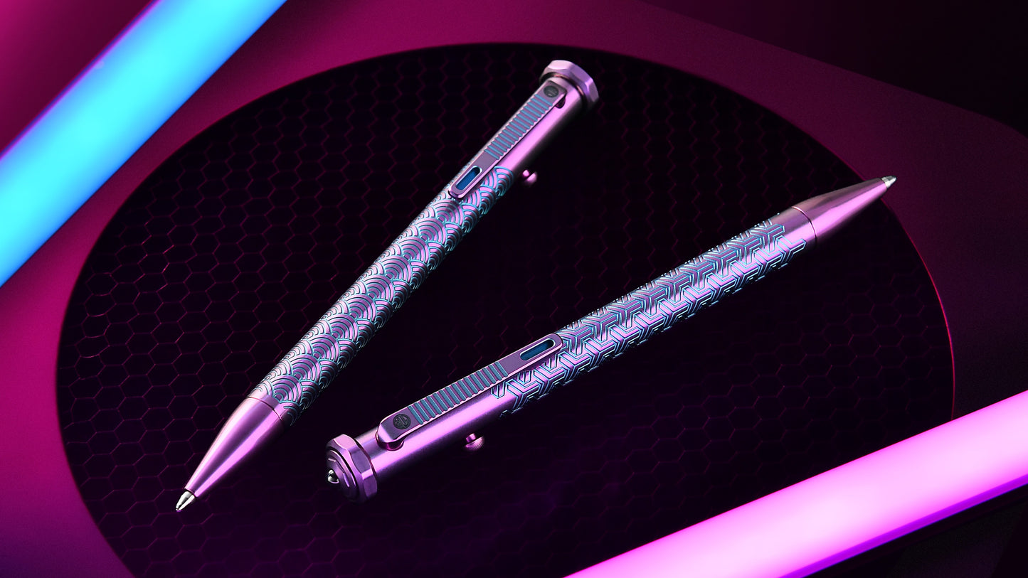 Spinium Titanium Action Bolt Pen