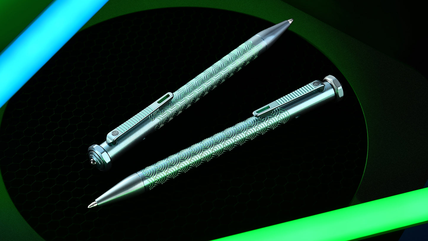Spinium Titanium Action Bolt Pen