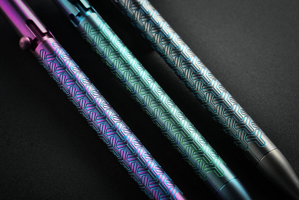 Tacray Spinium Titanium Bolt Action Pen – EDC Spinner