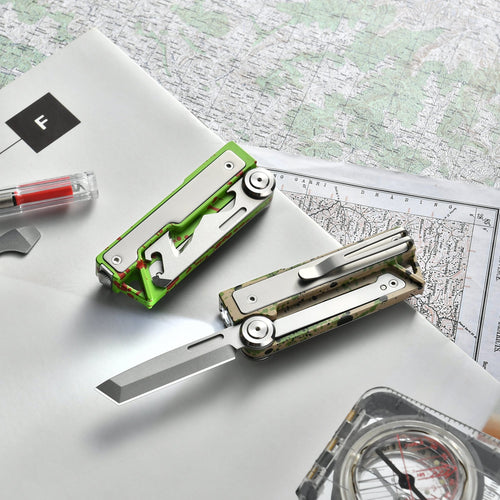Tacray MT1 EDC Multitool with Flashlight & Knife