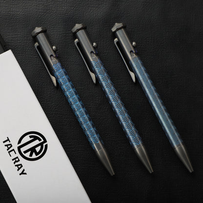 Tacray Spinium Titanium Bolt Action Pen – EDC Spinner