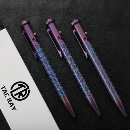 Tacray Spinium Titanium Bolt Action Pen – EDC Spinner