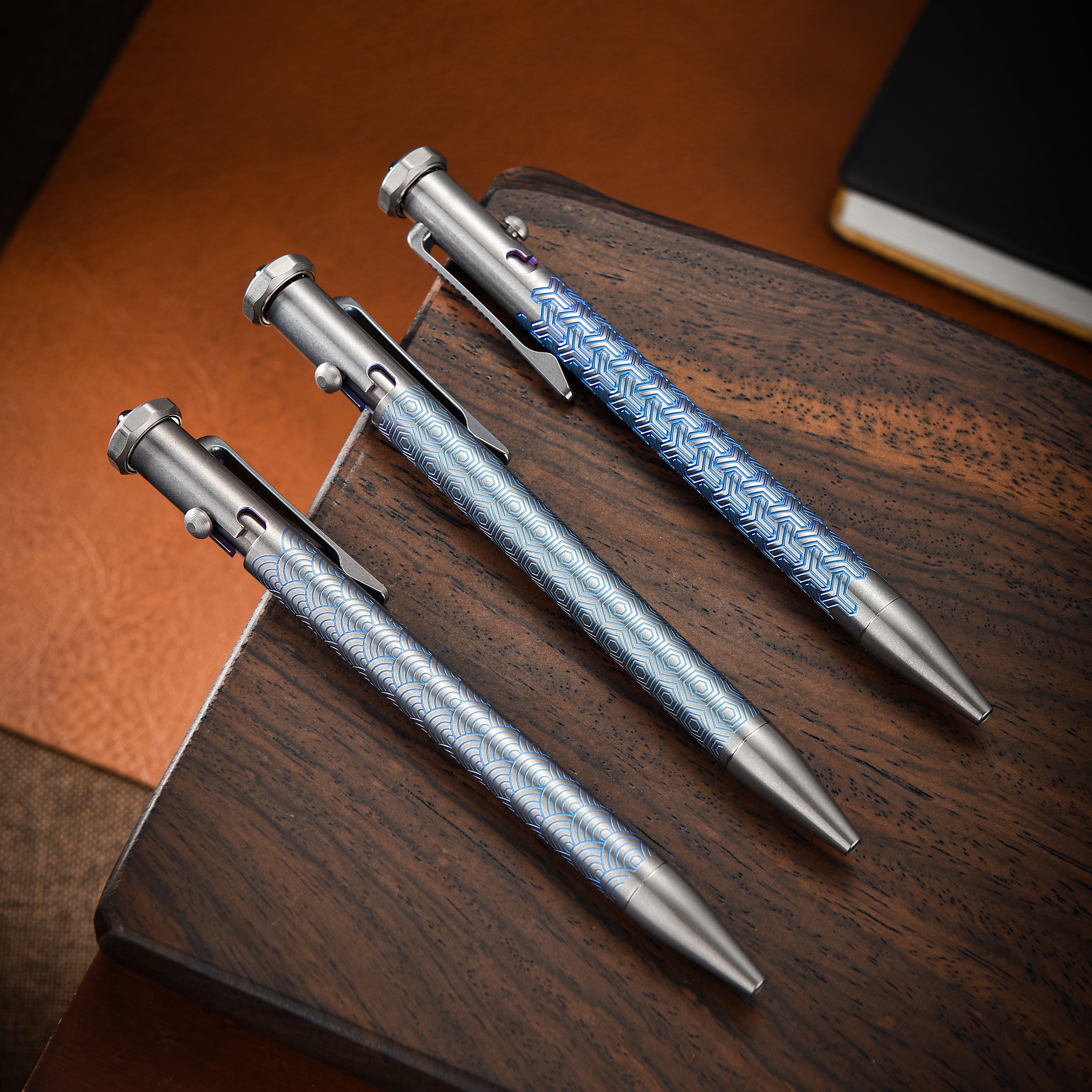 Tacray Spinium Titanium Bolt Action Pen – EDC Spinner