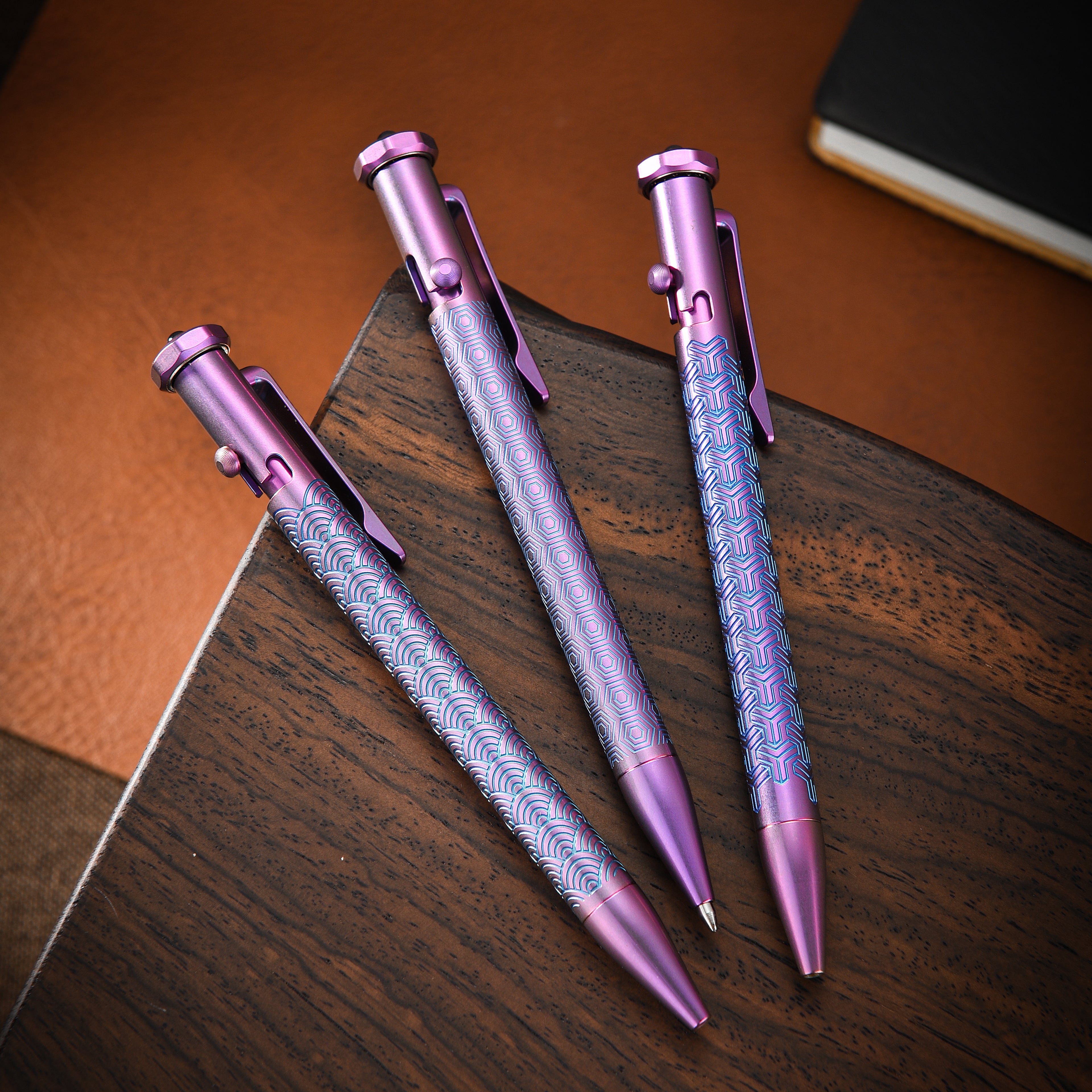 Tacray Spinium Titanium Bolt Action Pen – EDC Spinner