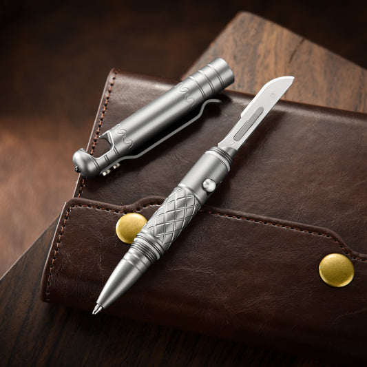 TC4 Titanium Multi-Function Pen