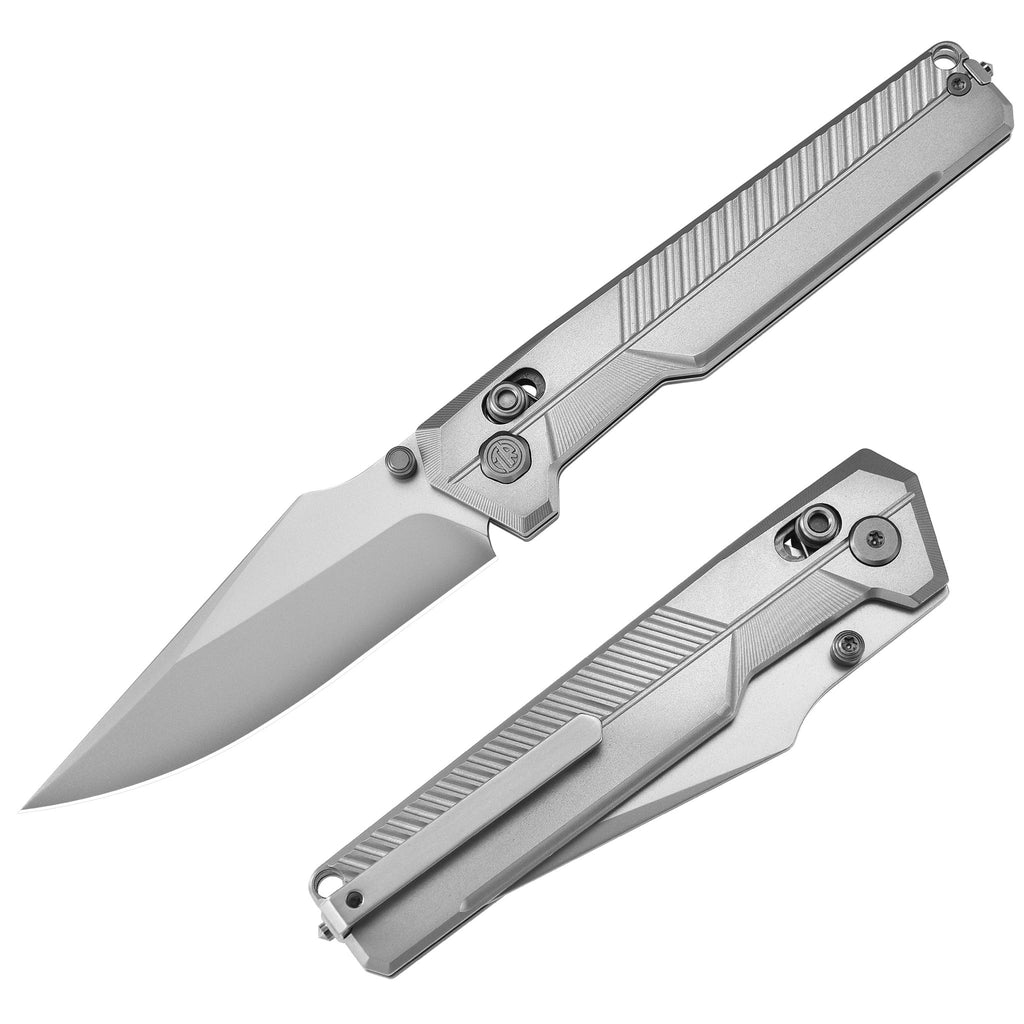 Tacray TIRAN II Crossbar Lock | M390 Titanium EDC Knife