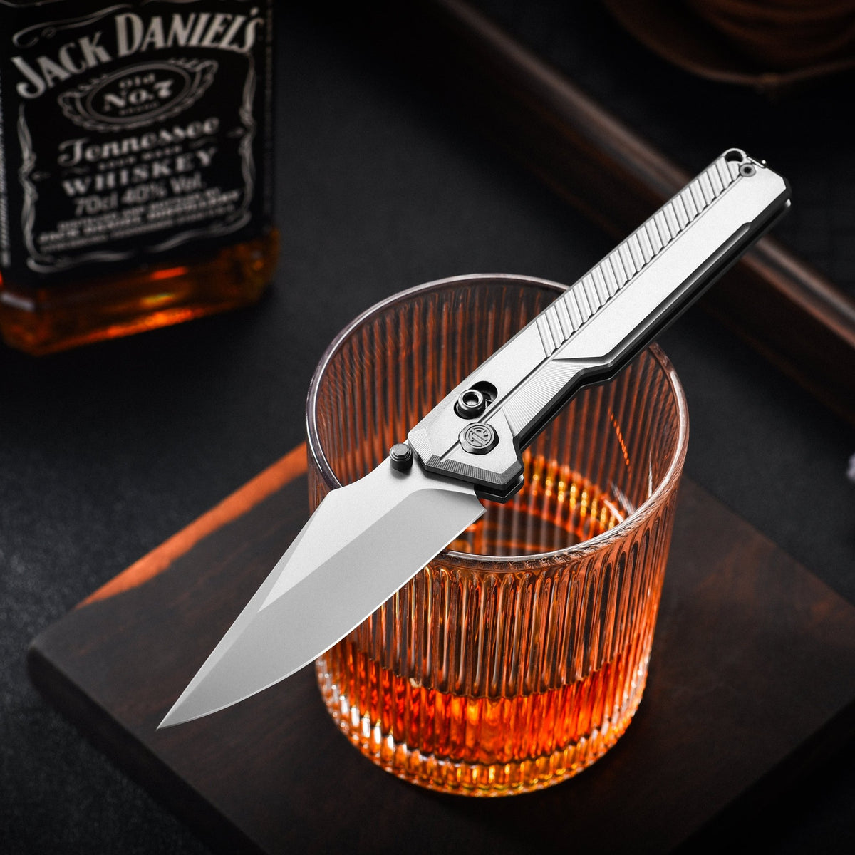 Tacray TIRAN II Crossbar Lock | M390 Titanium EDC Knife