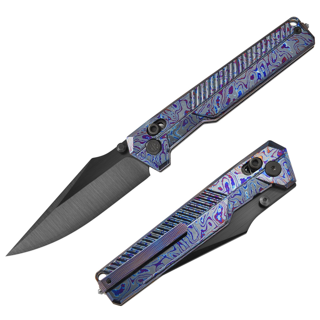 TIRAN II Crossbar Lock Limited Edition (Zirconium Titanium / Copper Damascus / ZDP-189)