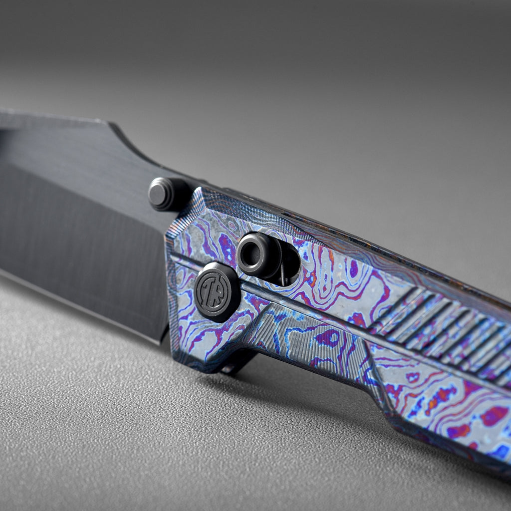 TIRAN II Crossbar Lock Limited Edition (Zirconium Titanium / Copper Damascus / ZDP-189)