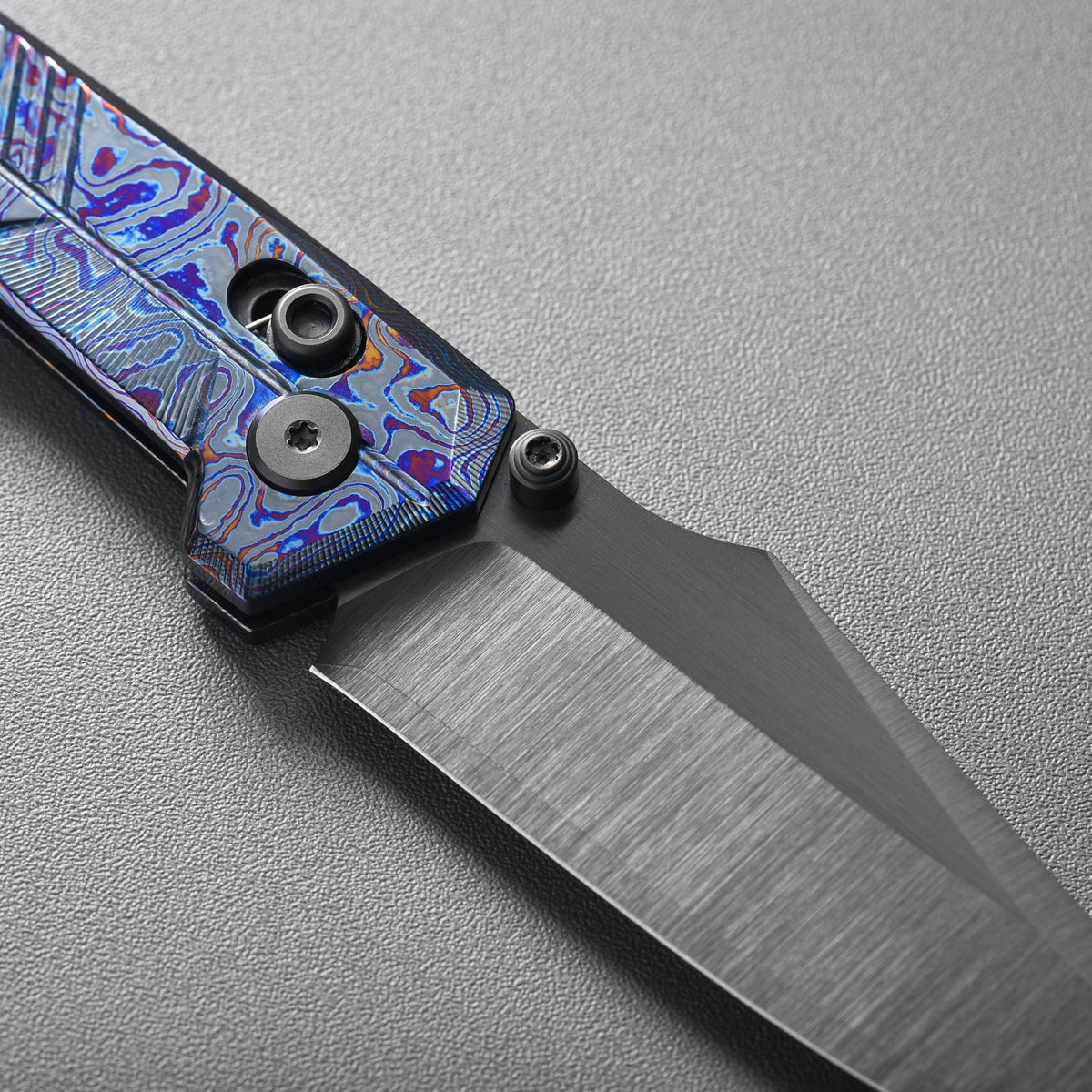 TIRAN II Crossbar Lock Limited Edition (Zirconium Titanium / Copper Damascus / ZDP-189)
