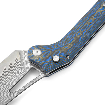 Tacray Outdoor Folding Chef Knife - Mikarta Handle Edition