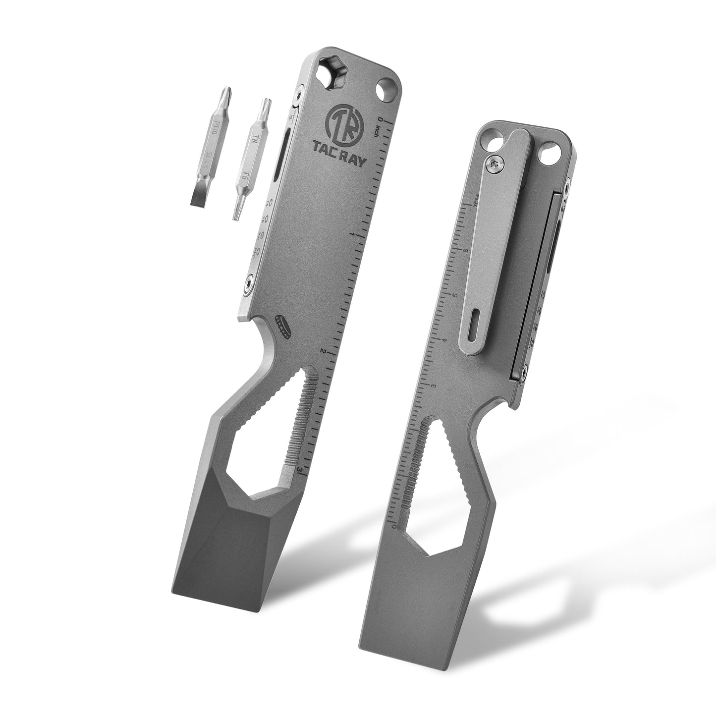 Tacray Titanium Pocket Pry Bar – EDC Emergency Multitool