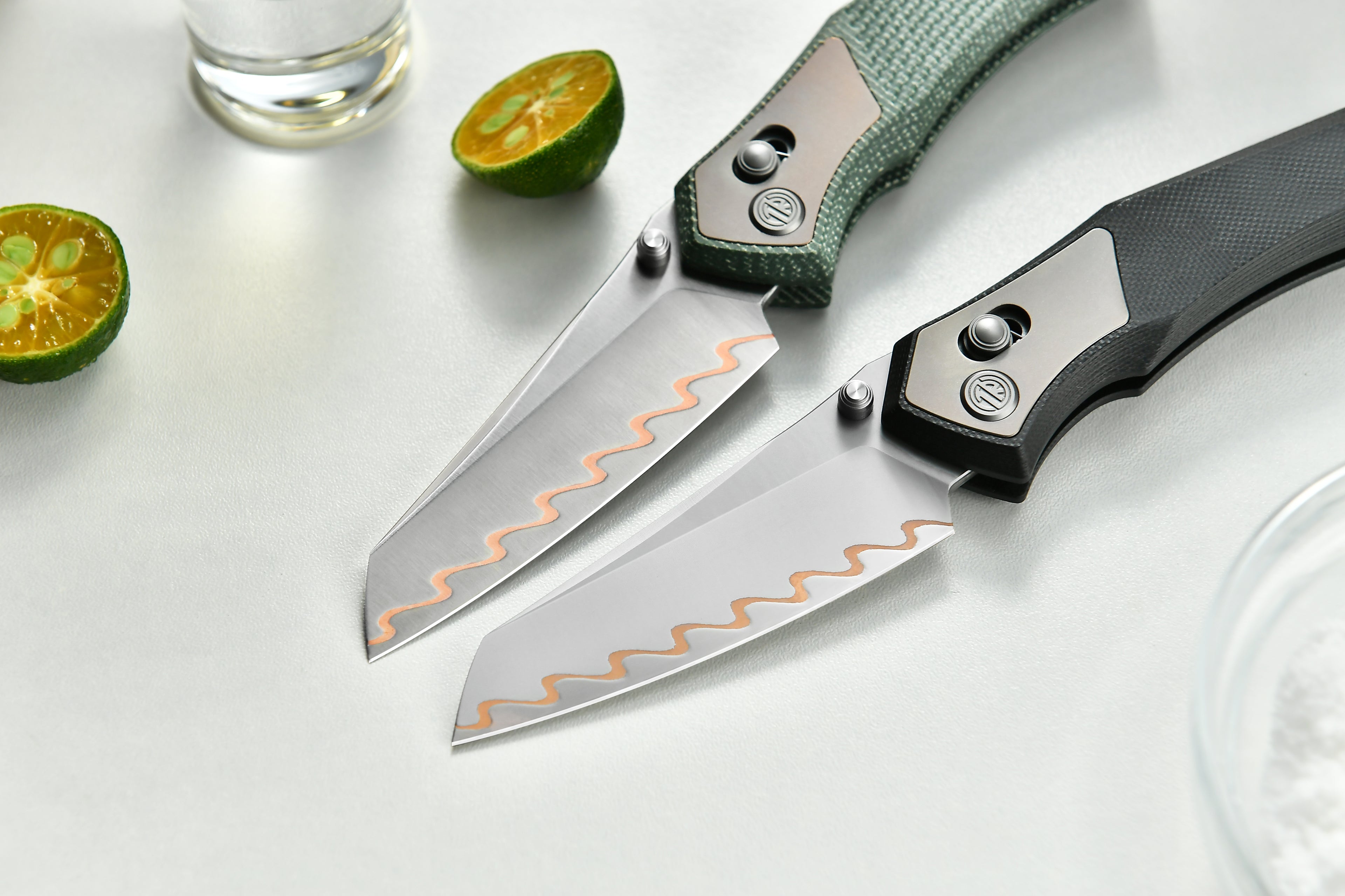Tacray Talos 5 layer copper san mai blade