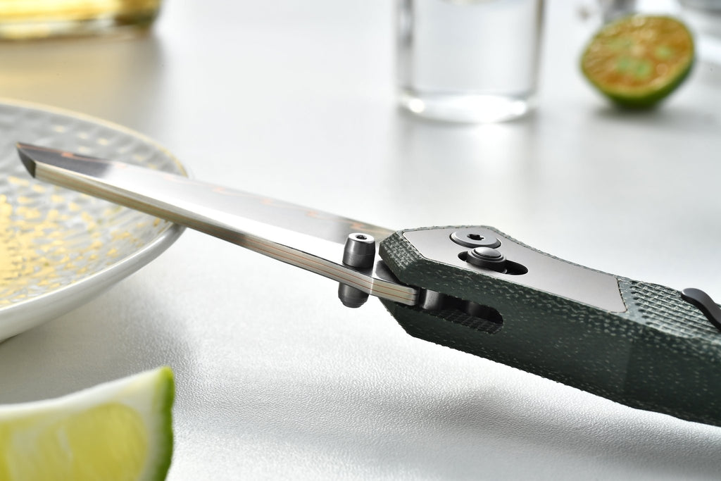 Tacray Talos 5 layer copper san mai blade