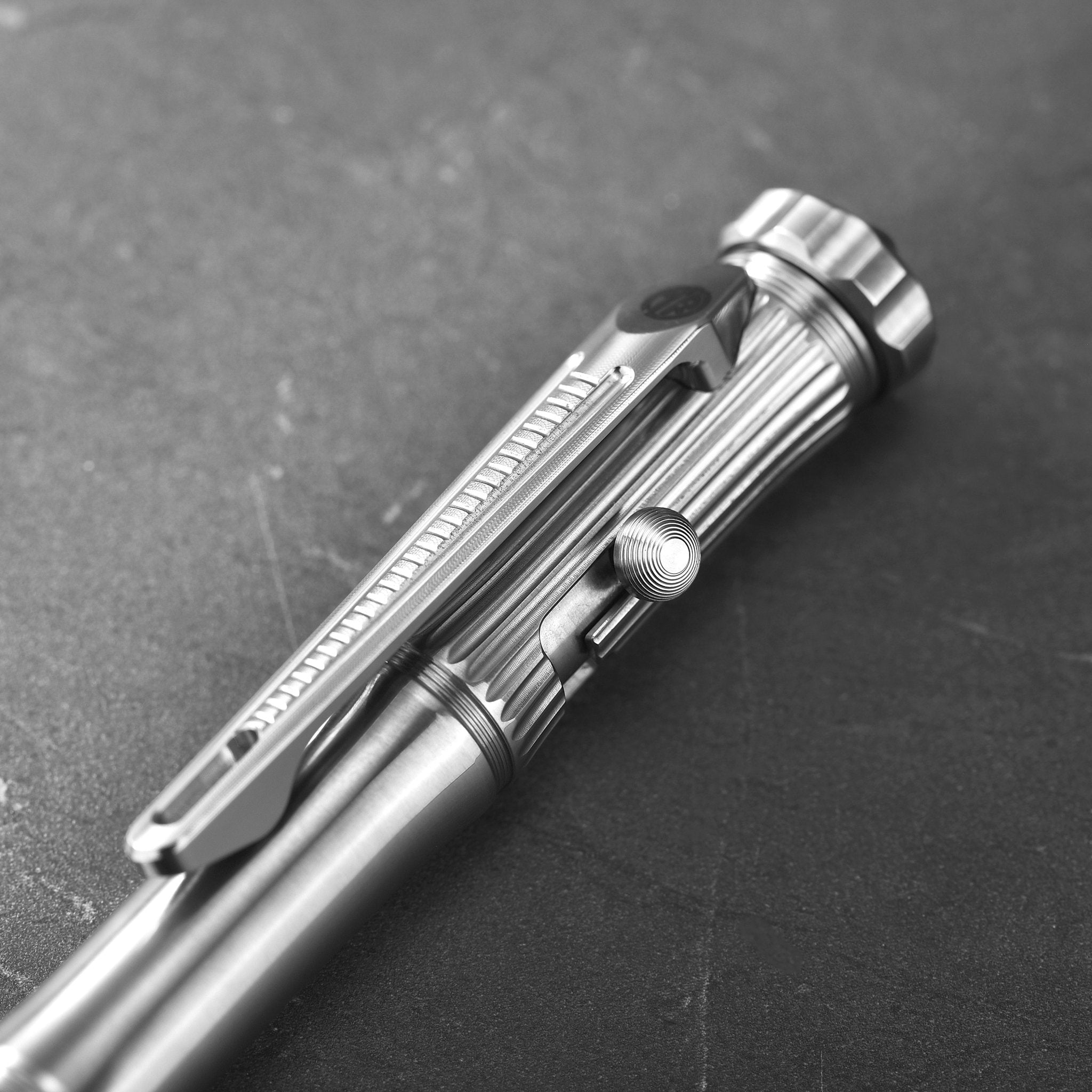 Tacray TC4 Titanium EDC Bolt Action Pen with Fidget Spinner TAC1901