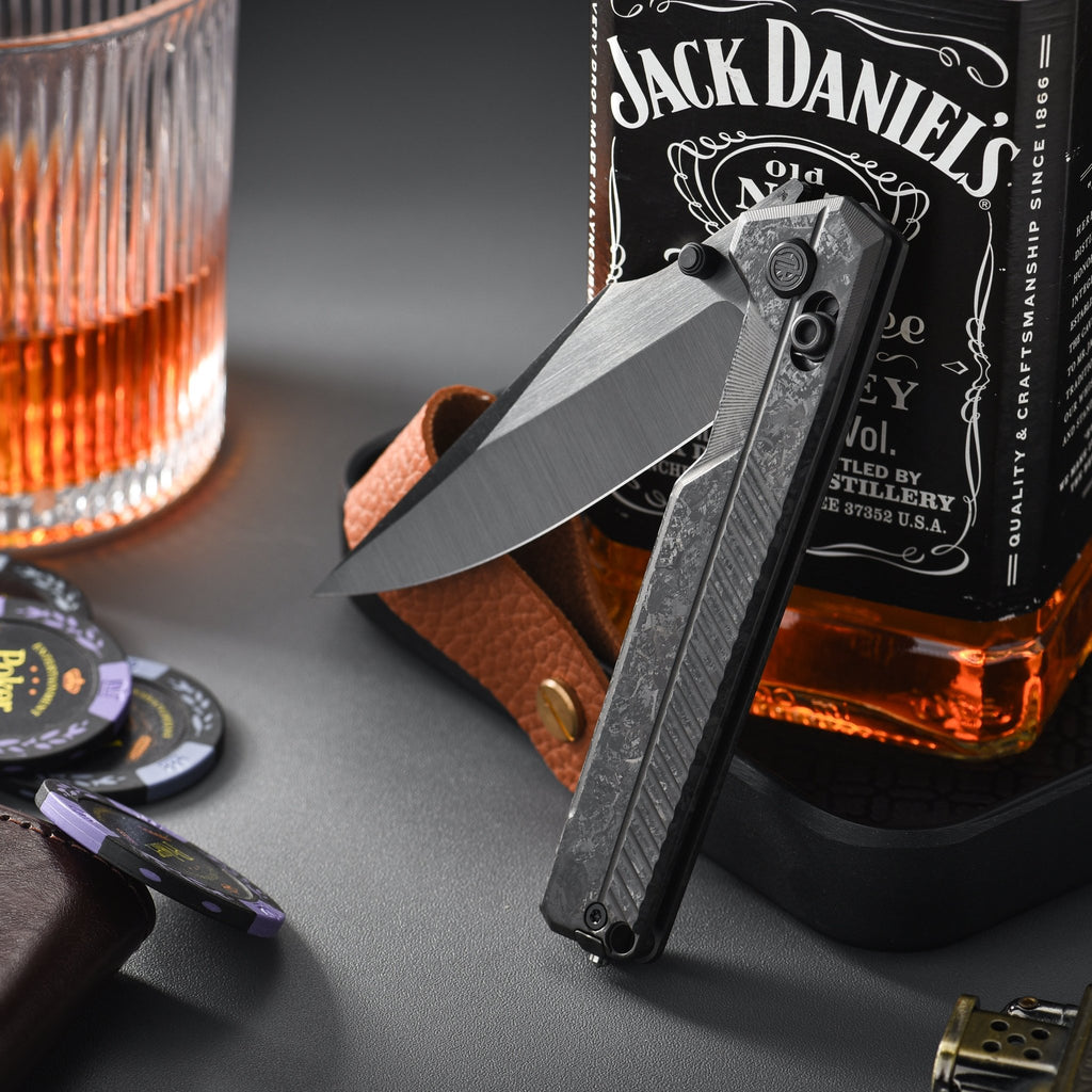Tacray TIRAN II Crossbar Lock | M390 Titanium EDC Knife