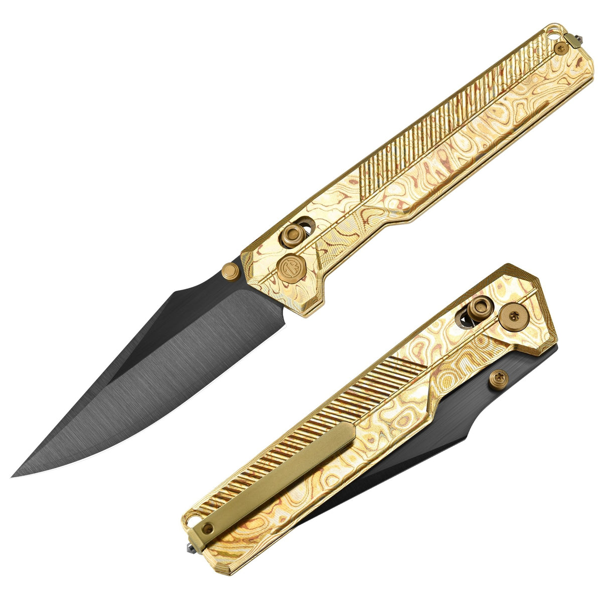 Tacray TIRAN II Crossbar Lock | M390 Titanium EDC Knife