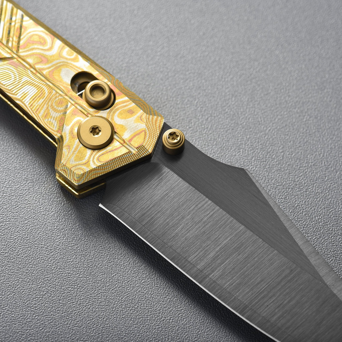 TIRAN II Crossbar Lock Limited Edition (Zirconium Titanium / Copper Damascus / ZDP-189)