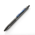 Tacray Zirconium Alloy EDC Pen with Damascus Titanium Clip checkered full look
