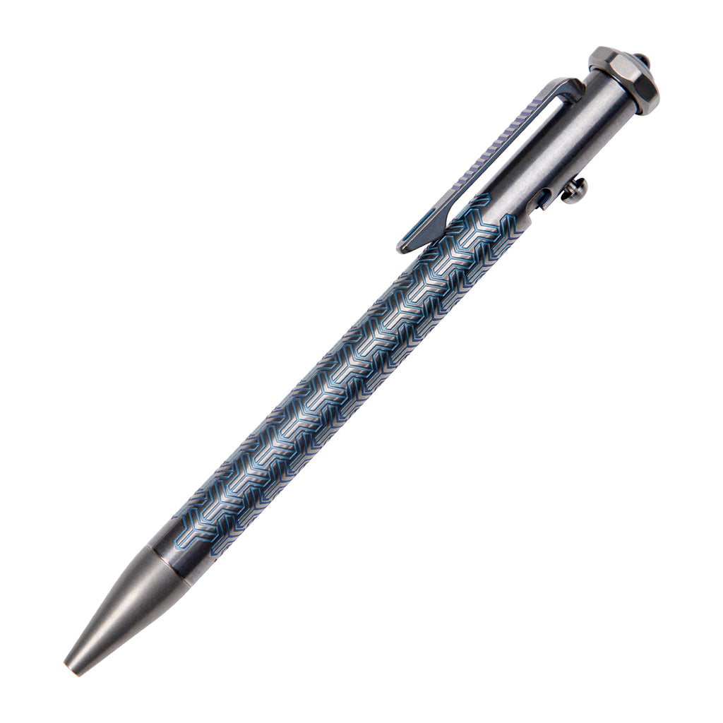 Tacray Spinium titanium edc pen with fidget spinner grey mech