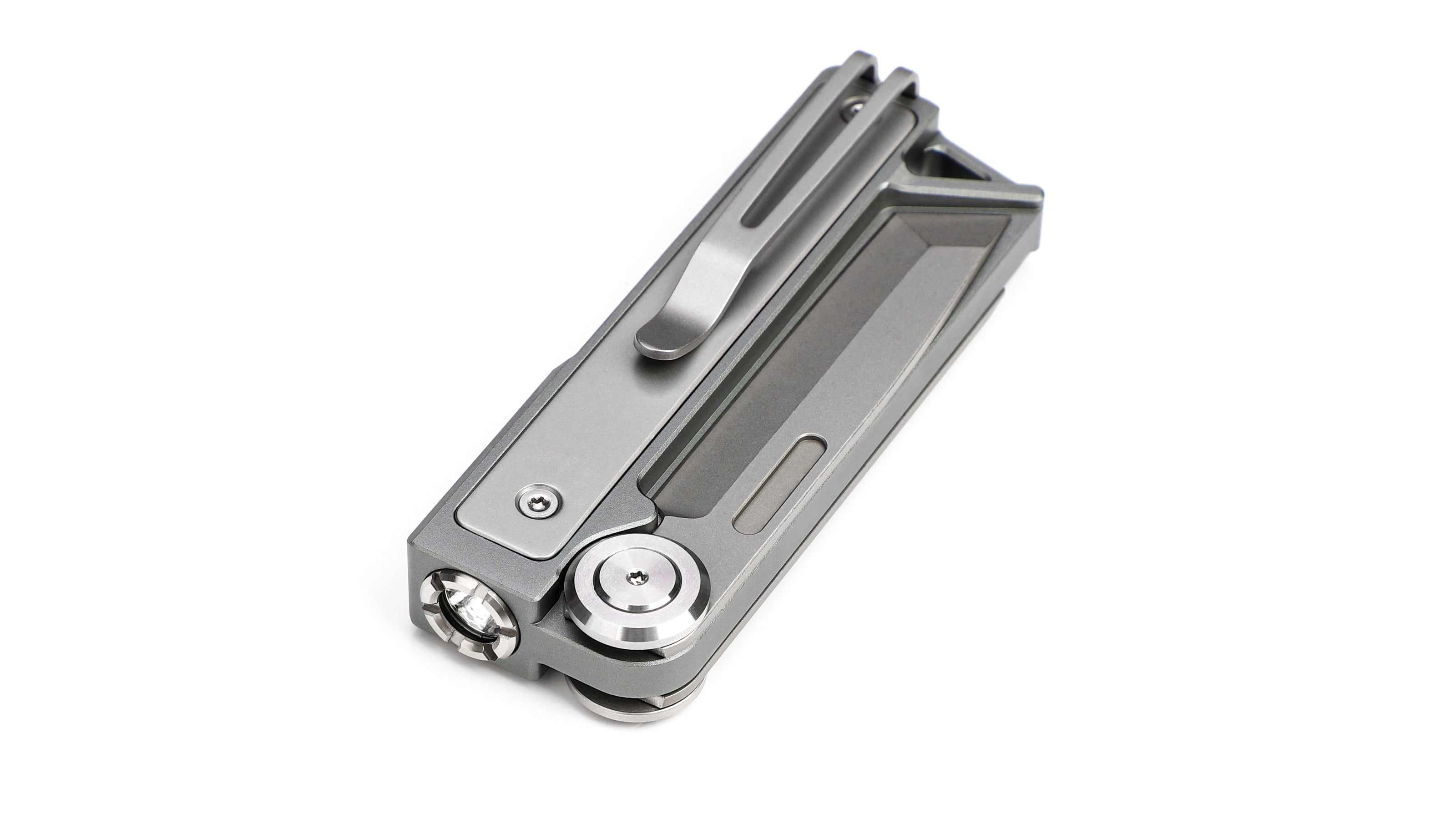 Tacray MT1 multitool with flashlight and knife base grey