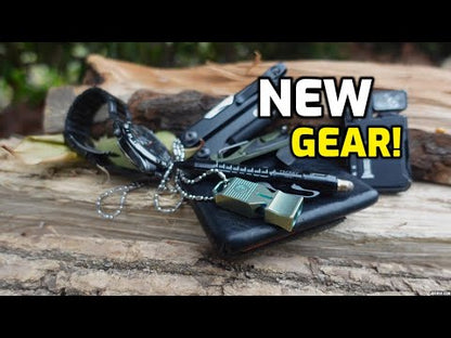 Tacray MP1 EDC Mini Titanium Pen with Replaceable Bits, Box cutter, Tungsten Tip, Screwdrivers, Pencil & Stylus