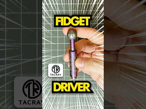 Tacray TC4 Titanium Screwdriver with Fidget Spinner and 10 Bits LSP01