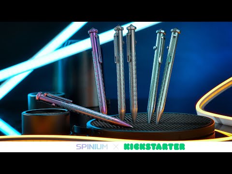 Tacray Spinium Titanium Bolt Action Pen – EDC Spinner