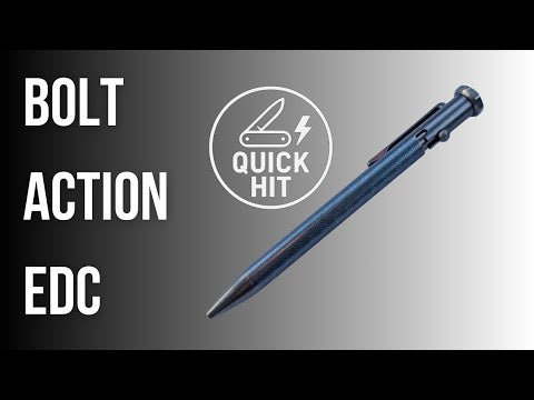 Tacray Spinium Titanium Bolt Action Pen – EDC Spinner