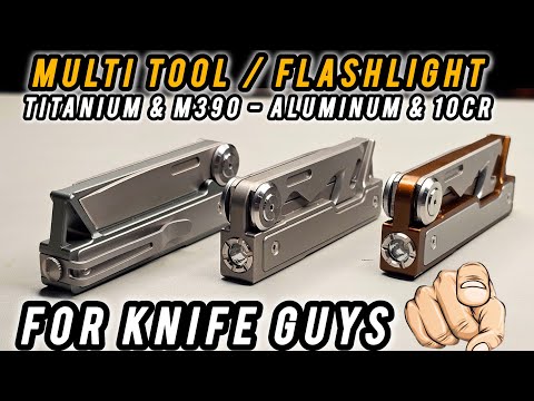 Tacray MT1 EDC Multitool with Flashlight & Knife