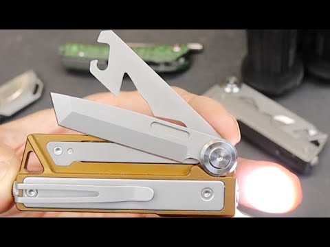 Tacray MT1 EDC Multitool with Flashlight & Knife