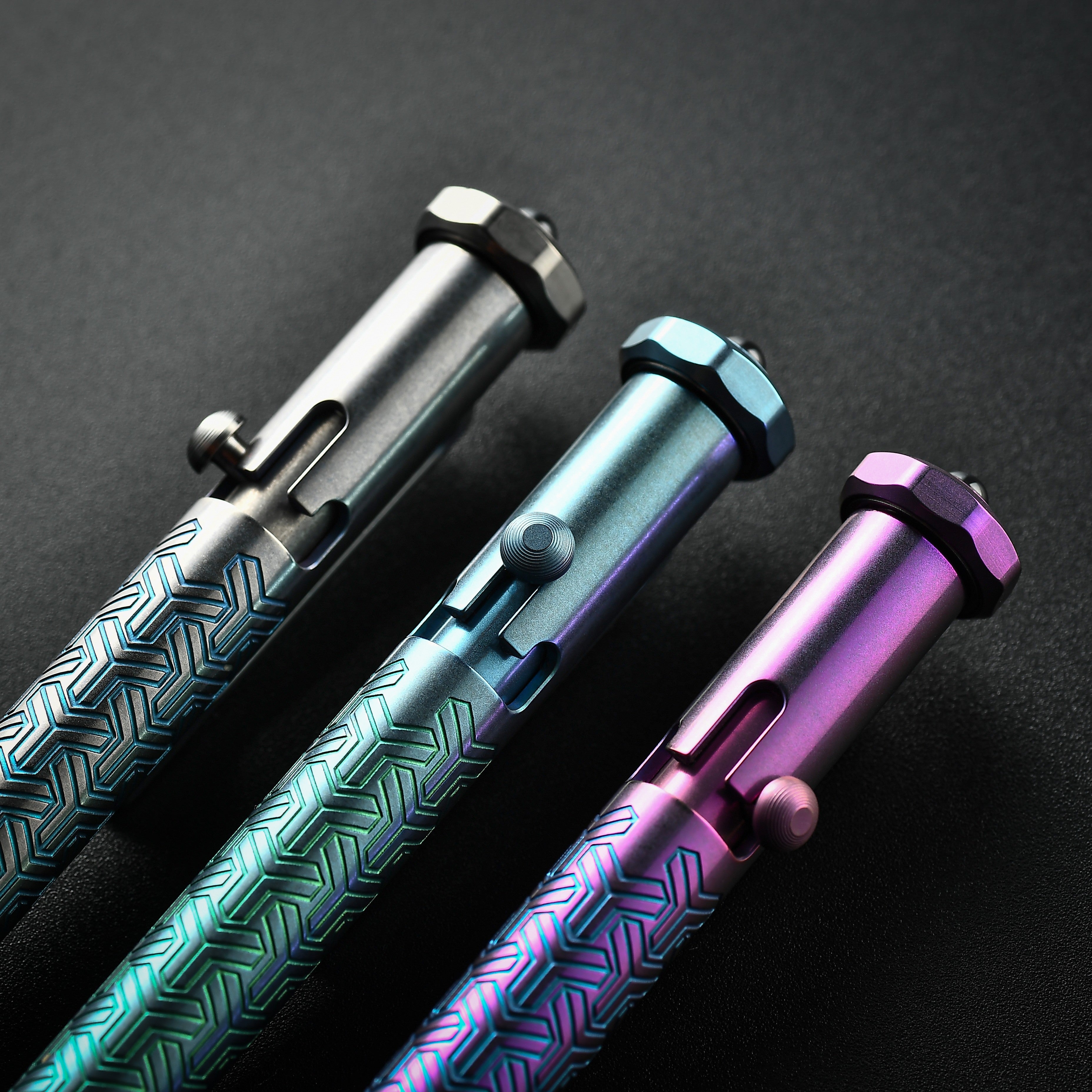 Tacray Spinium Titanium Bolt Action Pen – EDC Spinner